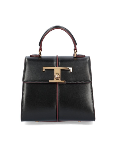 Tod's Womens Black Leather Handbag