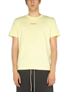 DEPARTMENT FIVE DEPARTMENT FIVE MEN'S YELLOW OTHER MATERIALS T-SHIRT,UT0101JF0007002P29207 XL