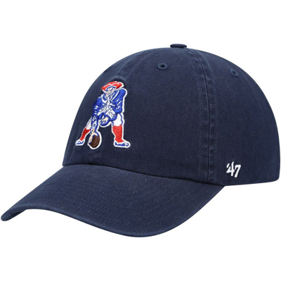 47 ' Navy New England Patriots Clean Up Legacy Adjustable Hat
