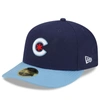 New Era Royal Chicago Cubs City Connect Low Profile 59fifty Fitted Hat In Royal