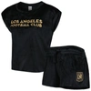 CONCEPTS SPORT CONCEPTS SPORT BLACK LAFC INTERMISSION T-SHIRT AND SHORTS SLEEP SET