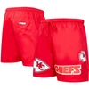 Pro Standard Red Kansas City Chiefs Woven Shorts In Red