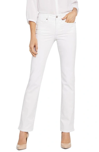 Nydj Marilyn Straight Leg Jeans In Optic White