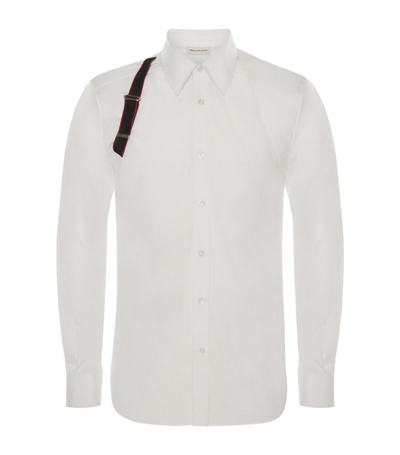 Alexander Mcqueen Cotton Harness Shirt In White
