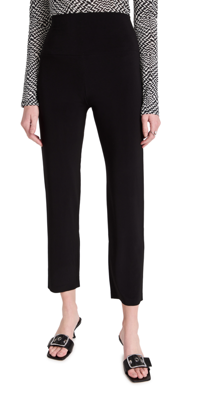 Norma Kamali Stretch Pencil Trousers In Black