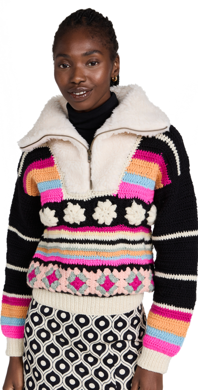 Tach Clothing Ornella Crochet Sweater