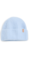 Vince Boiled Cashmere Chunky Half Cardigan Knit Hat