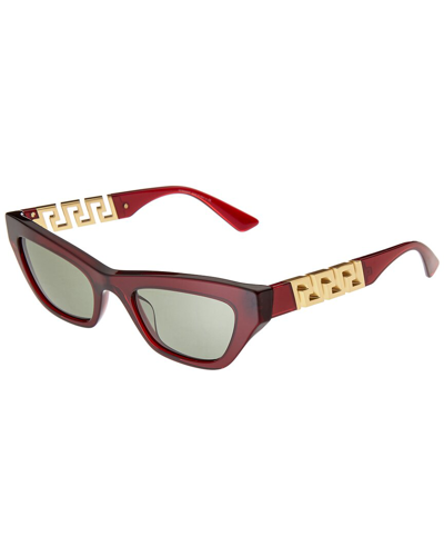 Versace Ve4419 Transparent Red Sunglasses