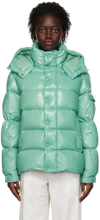 Moncler Maya 70 Down Jacket In Lichen Green