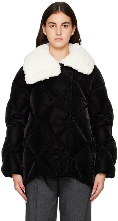 Ienki Ienki Black Queen Down Jacket In Powder Black