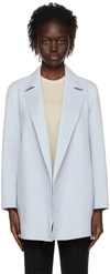 Theory Clairene New Divide Wool-cashmere Jacket In Harbour Melange - 0r