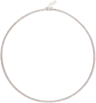 Mounser Silver Laguna Necklace In Clear