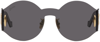 Loewe Round Nylon Shield Sunglasses In Gray