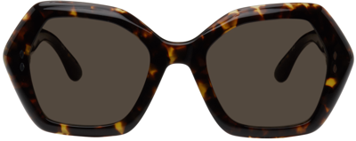 Isabel Marant Tortoiseshell Ely Sunglasses In 0086 Havana