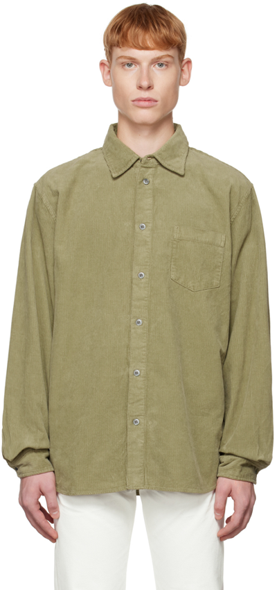 John Elliott Green Cloak Shirt In Olive