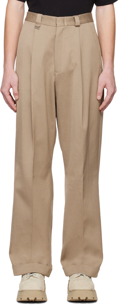 Eytys Beige Roxanne Trousers In Porcini