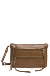 Hobo Mission Leather Crossbody Bag In Mink