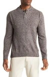 Westzeroone Draken Marled Sweater In Black