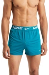 Nike 3-pack Dri-fit Essential Micro Boxers In Bright Spruce