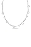 Swarovski Silver-tone Constella Crystal All Around Necklace, 19-3/4" + 2" Extender