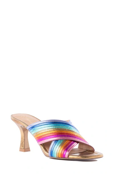 SEYCHELLES SEYCHELLES FLEET RAINBOW CRISSCROSS SANDAL