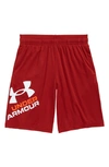 Under Armour Kids' Ua Prototype 2.0 Performance Athletic Shorts In Stadium Red