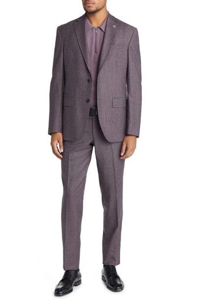 Ted Baker Karl Soft Constructed Wool Suit In Plum ModeSens