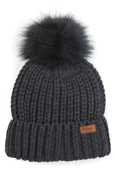 Barbour Saltburn Beanie In Charcoal