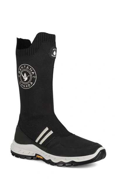 Santana Canada Terri Lea Water Resistant Boot In Black White