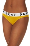 Dkny Cozy Boyfriend Bikini Briefs In Golden Rod