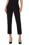 Liverpool Los Angeles Kelsey Plaid Ponte Trousers In Black