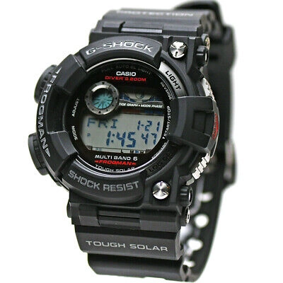 Pre-owned G-shock Casio  Gwf-1000-1jf Frogman Master Of Sea Radio Solar Watch Gwf-1000-1