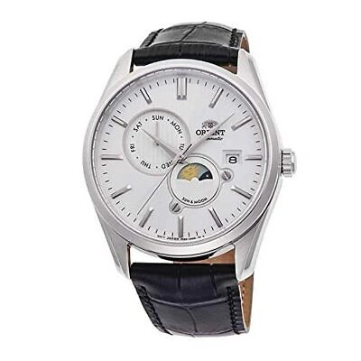 Pre-owned Orient Watch Rn-ak0305s Sun & Moon 22 Jewels Automatic Mechanical Men Genuine