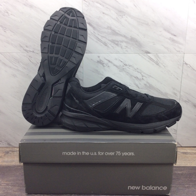 Pre-owned New Balance Balance 990v5 Triple Black M990bb5 Men's