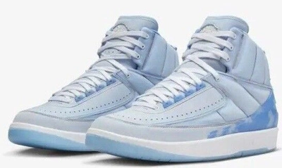 Pre-owned Jordan Nike Air  2 Retro X J Balvin Shoes Dq7691-419 Us 7 - 11 Men In Blue