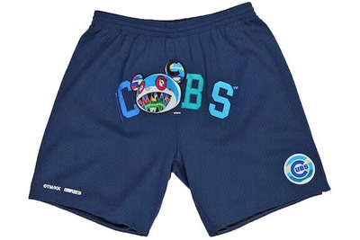 Pre-owned Takashi Murakami Complexcon X Cubs Shorts Small In Blue