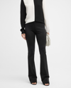 Lafayette 148 Gates High-rise Flare Pants In Black