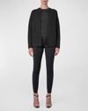 Akris Melissa Slim Leg Pants In Red
