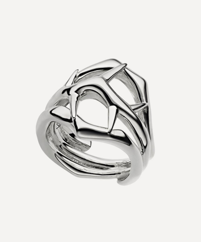 Shaun Leane Sterling Silver Blackthorn Double Branch Band Ring