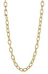 Nadri Gemma Chain Link Necklace In Gold
