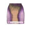 Y/project Trompe Loeil Jean Paul Gaultier Mini Skirt In Purple