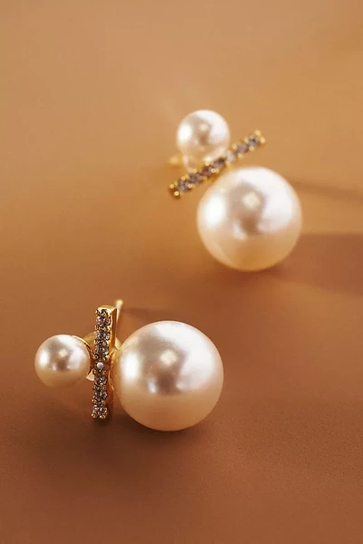 Tai Pearl Drop Earrings In Gold