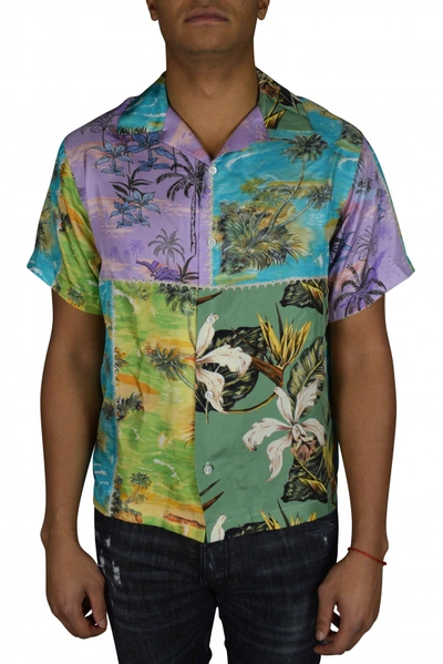 Amiri Patchwork Shirt In Multicolor