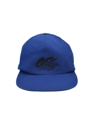 Off-white Men's Luxury Cap   Off White Royal Blue Cap