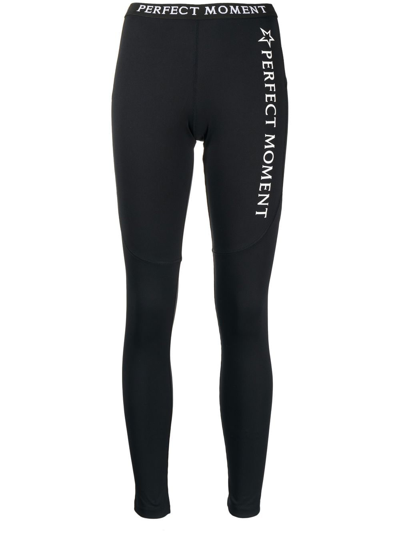 Perfect Moment Black Thermal Leggings