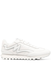 Marc Jacobs Side Logo-patch Low-top Sneakers In Weiss