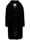 EACH X OTHER FAUX-FUR HOODED COAT