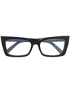 Saint Laurent Square-frame Glasses In Black