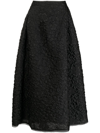 SHIATZY CHEN QUILTED A-LINE JACQUARD SKIRT