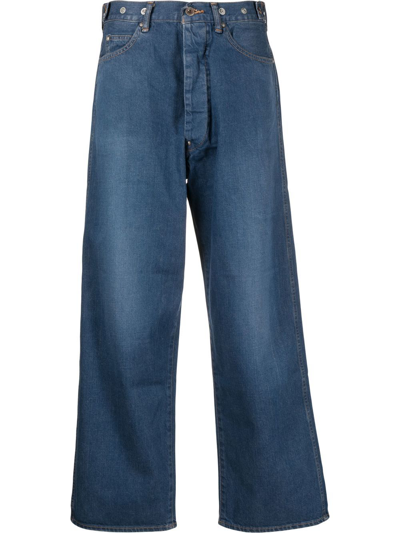 Chimala High-waisted Wide-leg Jeans In Blue